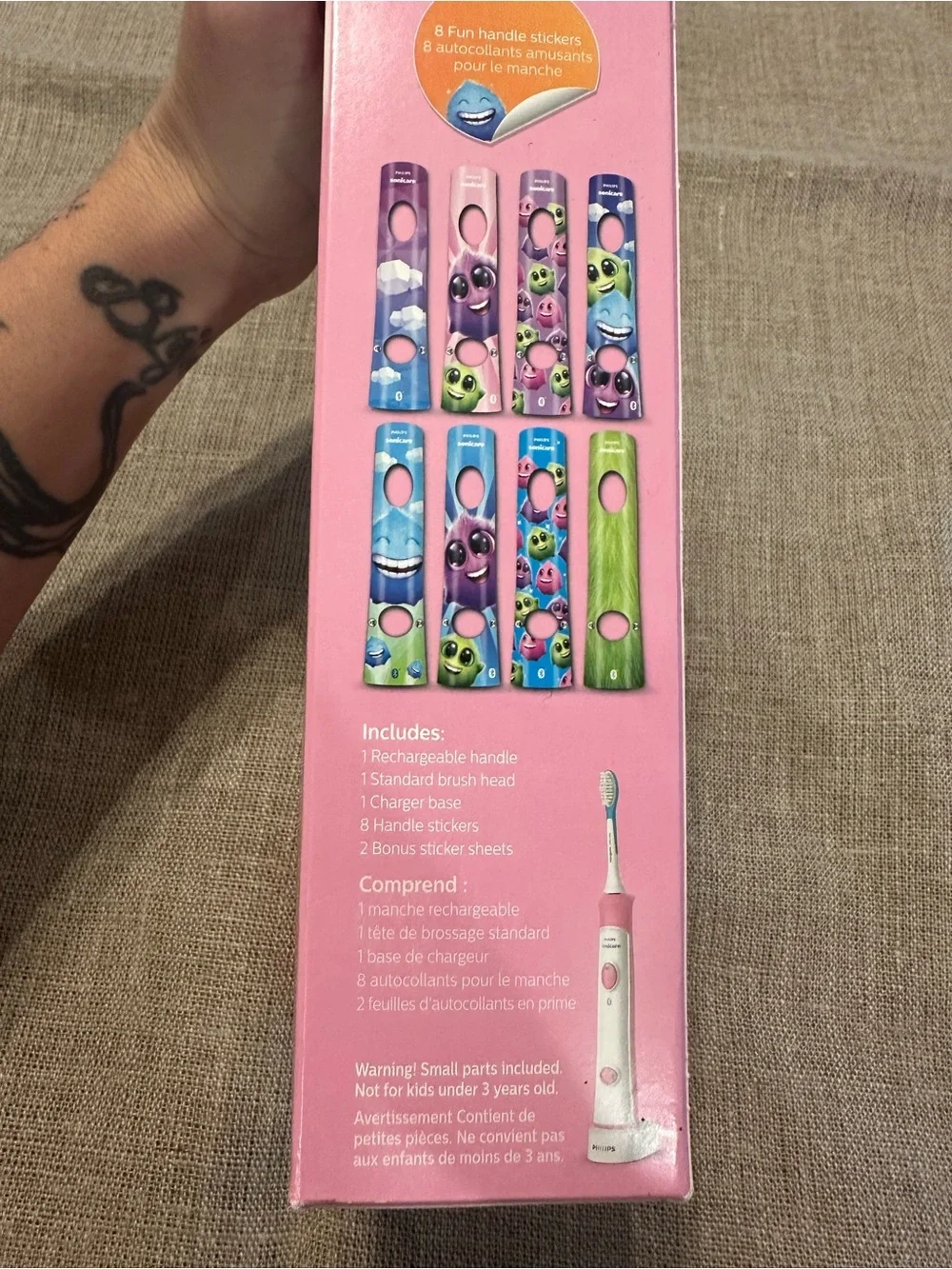 Philips Sonicare Kids Electric Toothbrush - Pink
